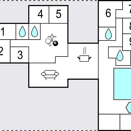 Casa vacanze Lovely In With Sauna Jerup